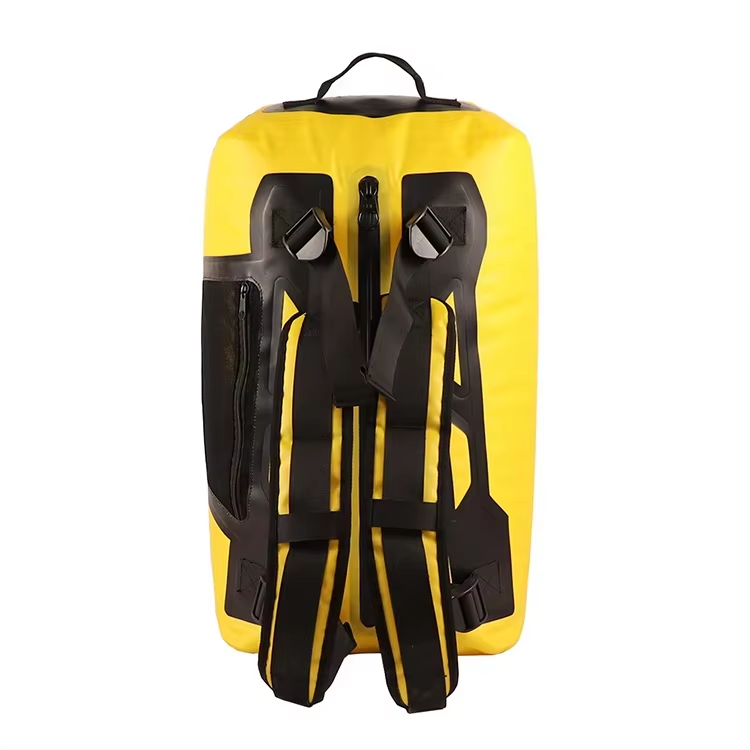 65L Portable Tarpaulin Durable Waterproof Duffle Bag For Kayaking Boating Swimming