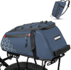 Rear Bike Rack Bag - 8L PVC Water Resistant Ebike Bags for Bicycle Rear Rack, Bicycle Trunk Pannier for Cycling