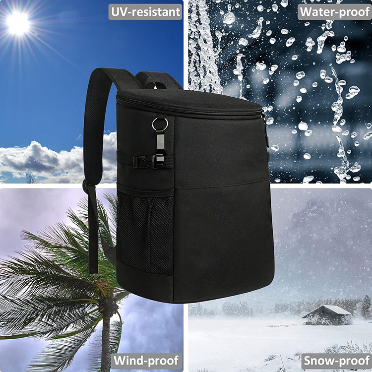 Insulated Backpack Large Capacity Leakproof Cooler Bag with Multiple Pockets for Camping Hiking Beach Picnic Travel