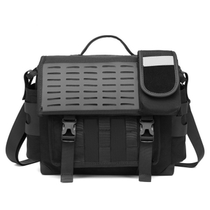 Tactical Style Shoulder Bag, Mailman Bag, Multifunctional Crossbody Bag, Waterproof Cycling Shoulder Bag, Outdoor Commuting Bag