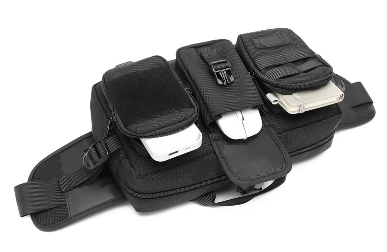 Tactical Waist Bag, Men's Crossbody Bag, Waterproof Outdoor Sports Waist Bag