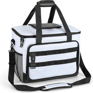 Collapsible Leakproof Insulated Large Capacity Cooler Bag with Adjustable Shoulder Strap for Travel Camping Picnic Beach