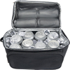 Deluxe Insulated Dual Compartment Lunch Bag with Heavy-Duty Zipper for Work Jobsite Office Picnic Outdoor Daily Use