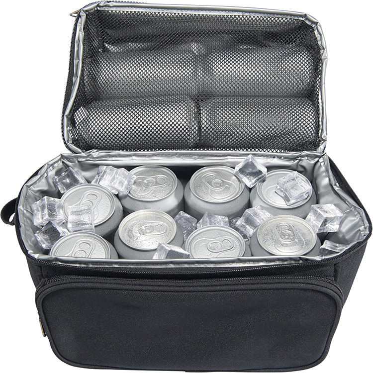 Deluxe Insulated Dual Compartment Lunch Bag with Heavy-Duty Zipper for Work Jobsite Office Picnic Outdoor Daily Use