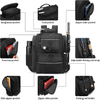 Lightweight Breathable Padded Fishing Tackle Backpack with built-in rod holder straps for outdoor lake freshwater fishing