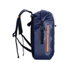 PVC Unisex Outdoor Waterproof Backpack 20L Roll-Up Double Shoulder Bag Front Elastic Storage Rope Hiking Bag Open Closure