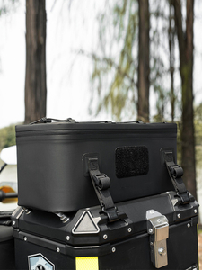 Motorcycle Aluminum Side Box Expansion Pack, Three Box Expansion Pack, Motorcycle Travel Waterproof Trunk Storage Bag