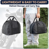Large Capacity Water-Resistant Motorcycle Helmet Bag with Shoulder Strap for Racing Travel Storage Outdoor Motorbike Protection