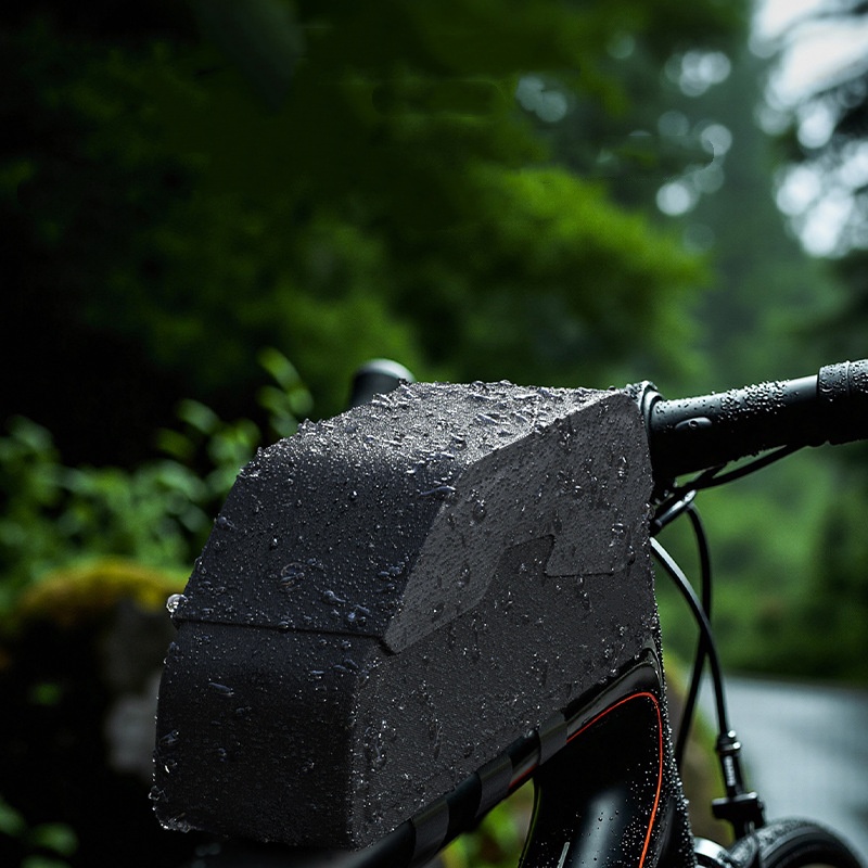 Bicycle Bag, Outdoor Riding, Tube Crossbeam Bag, Outdoor Mountain Road Bike Frame, Tube Bag, Magnetic Flip Cover Bag