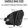 Expandable Large Capacity Waterproof Bike Pannier Bag with Reflective Stripe for Commuting Touring Grocery