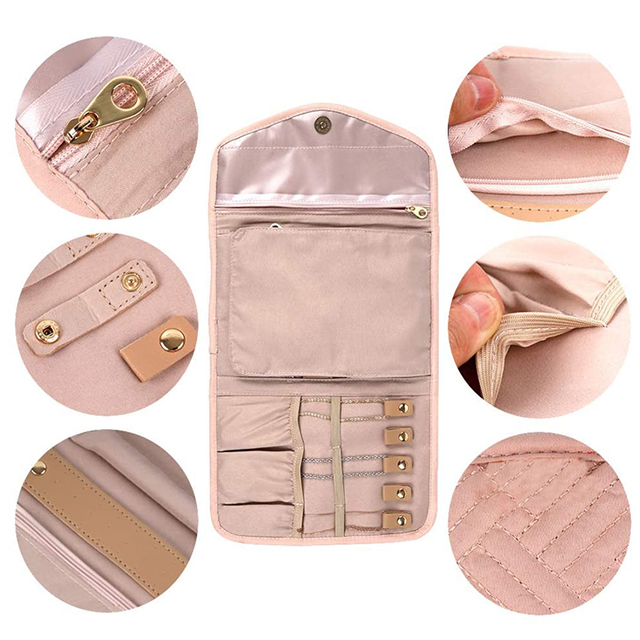 Factory Direct Portable Lightweight Foldable Jewelry Organizer for Journey(EPZ-279)