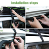 Hot Sell Durable 19 Cubic Feet Waterproof Rooftop Cargo Carrier Car Roof Bags(EPZ-506)