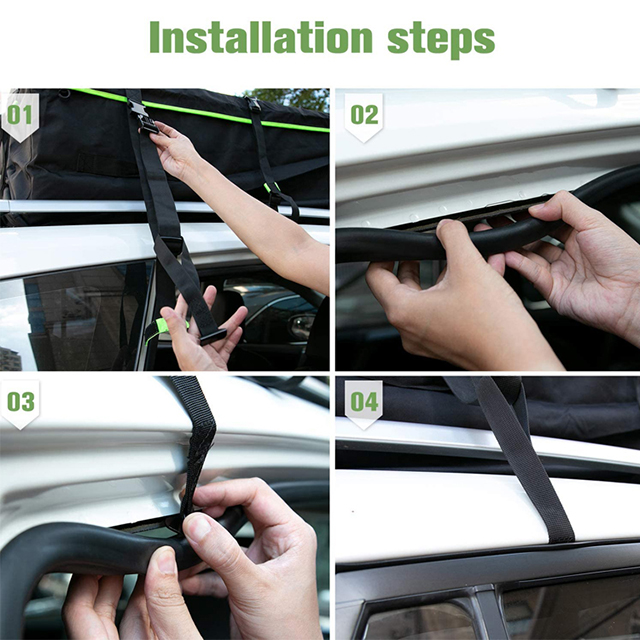 Hot Sell Durable 19 Cubic Feet Waterproof Rooftop Cargo Carrier Car Roof Bags(EPZ-506)