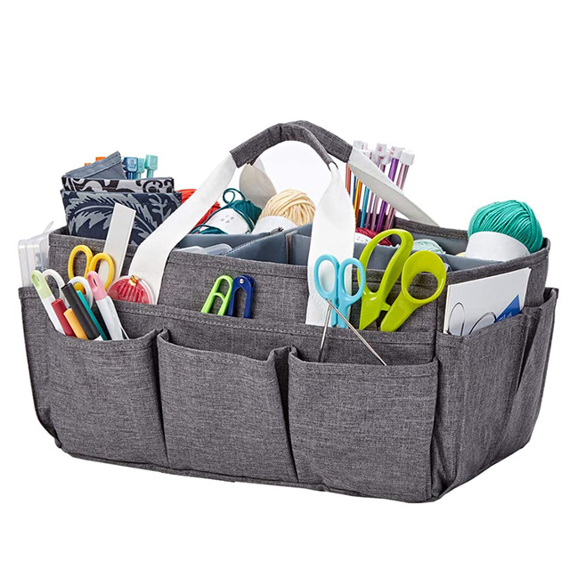 Factory Direct Craft Supplies Caddy with Handles for Sewing Accessories(EPZ-530)