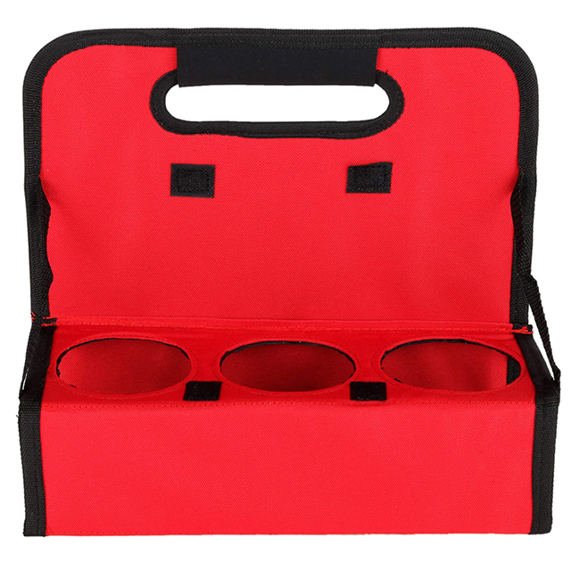 Hot Sell Reusable Folds Flat Holds 6 Cups or Cans Sturdy Frame Cup Carrier Holder(EPZ-235)