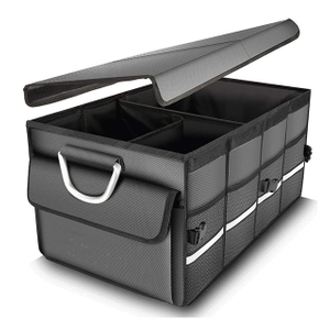 Hot Sell Foldable Cover Heavy Duty Collapsible Car Trunk Organizer with Lid(EPZ-146)