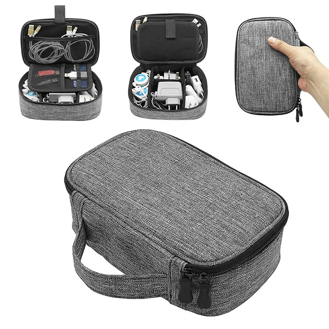 Factory Direct Universal Small Electronic Accessories Cord Travel Organizer(EPZ-217)