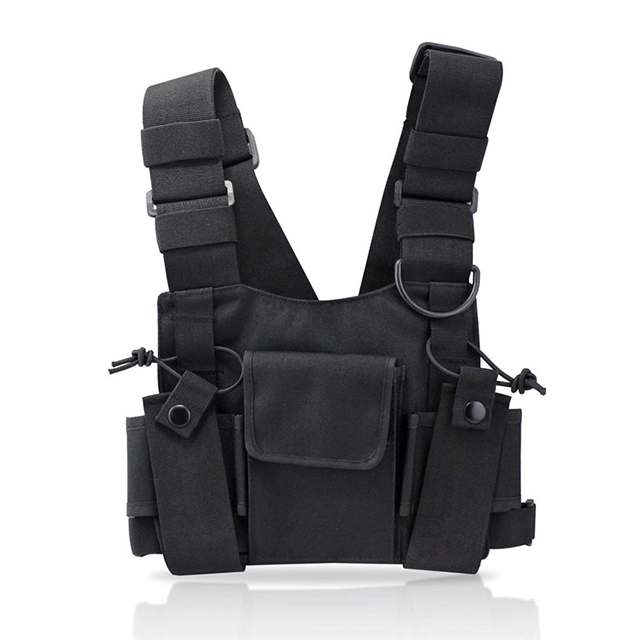 Hot Sell Front Pack Pouch Chest Rig Radio for Two Way Radio Walkie Talkie(EPZ-236)