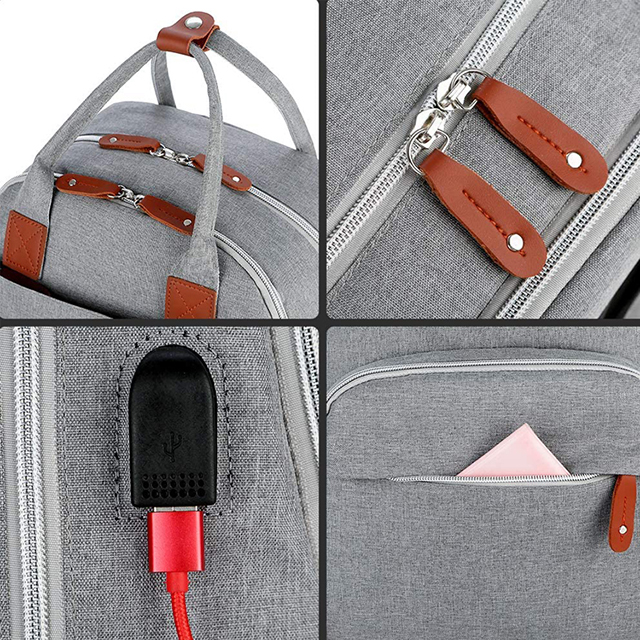 Multifunction Daypack with Multi-pocket for Cosmetics Laptop Bags for Women(EPZ-438)