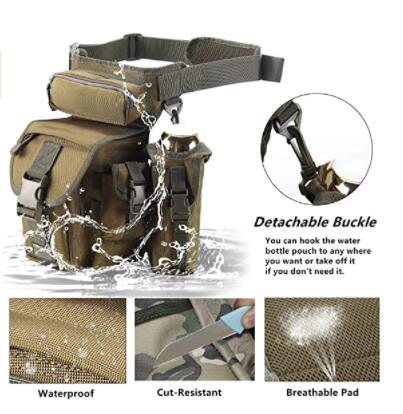 Hot Selling Outdoor Tactical Utility Waist Pack Leg Pouch Thigh Bag for Hunting Hiking Fishing