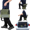Newest Design Outdoor Portable Folding Fishing Chair Seat Bag With Insulated Picnic Bag