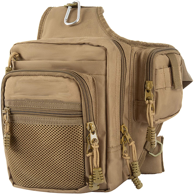 Innovative Design Durable Multi-functional Outdoor Fishing Shoulder bag Hip Belt Bumbag