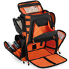 Outdoor Storage Fishing Backpack Waterproof Fishing Bag with 4 Trays Tackle Boxes