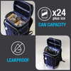 Insulated 24 Can Soft Leakproof Cooler bag with Bottle Opener