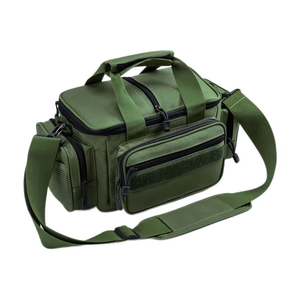 Water-Resistant Saltwater Fishing Bag Fishing Tackle Bag with Adjustable Shoulder Strap