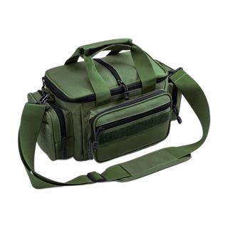 Water-Resistant Saltwater Fishing Bag Fishing Tackle Bag with Adjustable Shoulder Strap