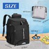 New Design Large Capacity Swim Backpack with Additional PVC Transparent Bag and Separate Shoe Space