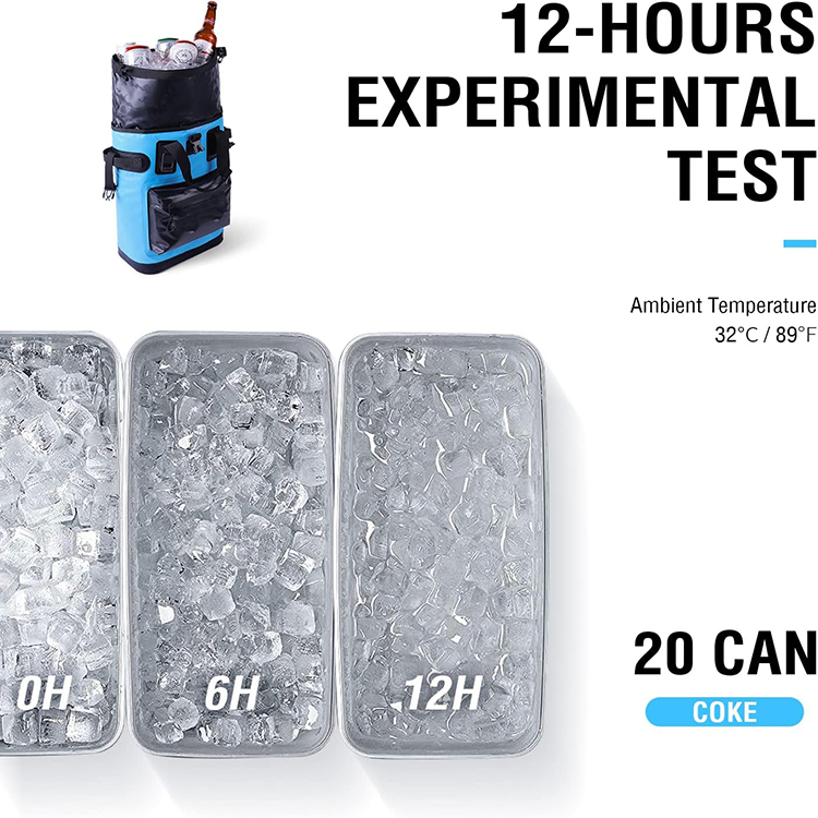 18L Leakproof and Waterproof Cooler Backpack for Hiking Picnic Fishing