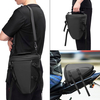 Motorcycle Tail Bag Waterproof Storage Saddle Bag Outdoor Sports Motorcycle Rear Seat Lightweight Handbag with Shoulder Strap