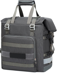 Motorcycle Saddle Bag 20-25L Waterproof, Quick Release Motorcycle Side Luggage Bag