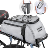Rear Bike Rack Bag - 8L PVC Water Resistant Ebike Bags for Bicycle Rear Rack, Bicycle Trunk Pannier for Cycling