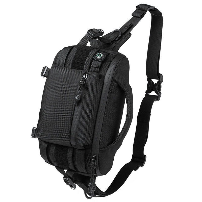 Tactical Waist Bag, Men's Crossbody Bag, Waterproof Multifunctional Outdoor Portable Bag, Cycling Shoulder Bag