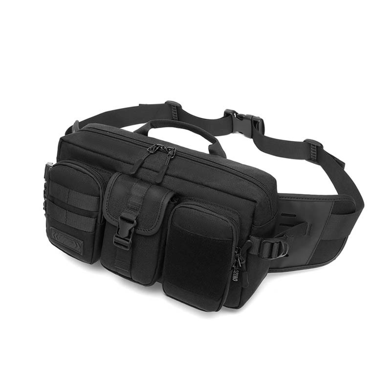 Tactical Waist Bag, Men's Crossbody Bag, Waterproof Outdoor Sports Waist Bag