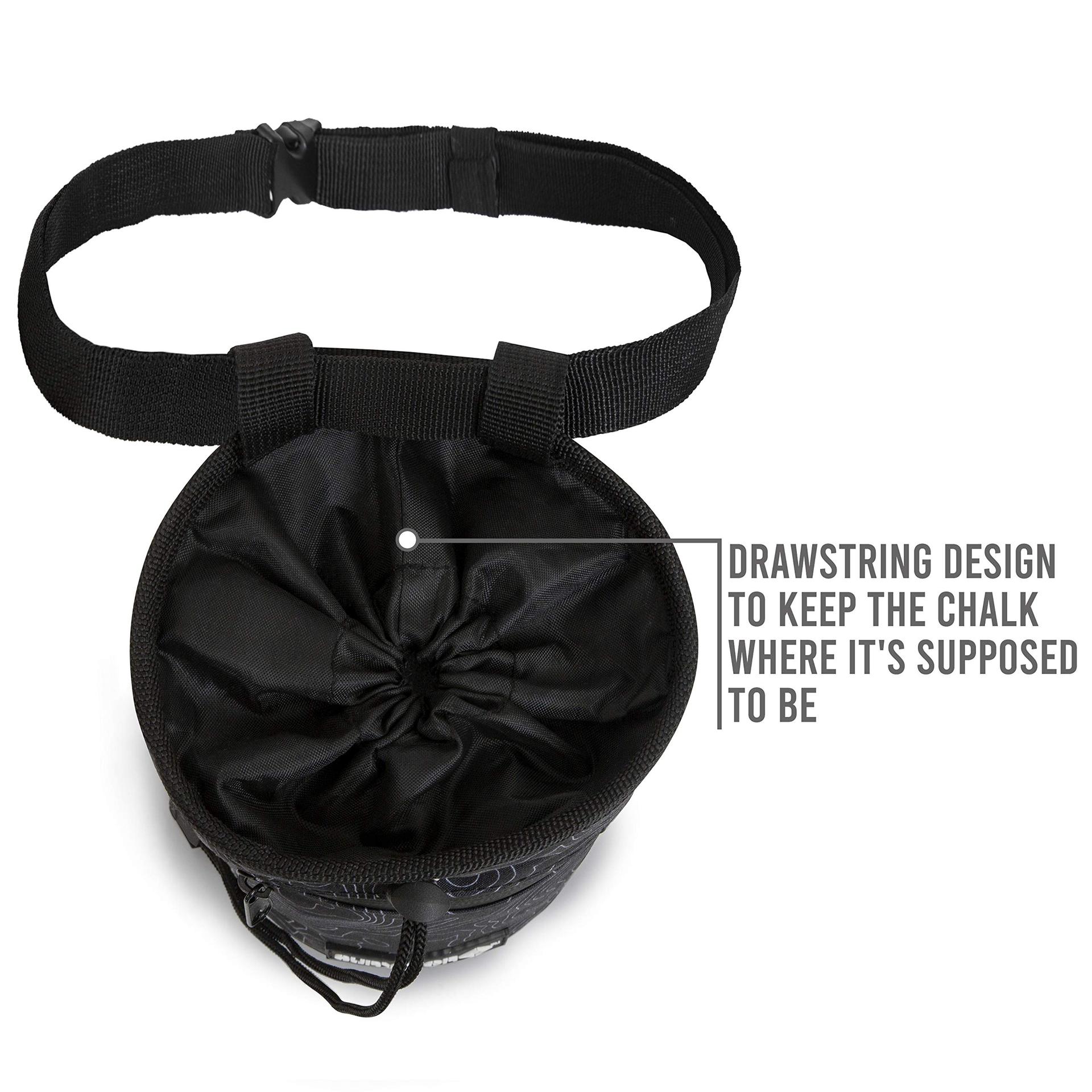 Chalk Bag, Wild Climbing Equipment, Rock Climbing Bag, Outdoor Climbing Anti slip Powder Bag