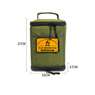 Outdoor Portable Gas tank Storage Lamp Set Storage Barbecue Seasoning Jar Storage Bag