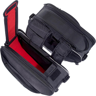 Large Capacity 36L Motorcycle Saddlebags with Rain Cover for Touring Travel Outdoor Adventure Riding Storage