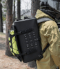 Motorcycle Rear Seat Bag, Travel Gear, Luggage Pack, Storage Pannier, Waterproof Backpack, Dual Shoulder Hardcase Tail Bag