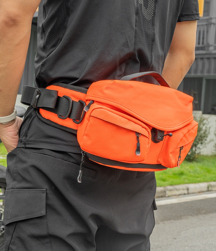 Motorcycle Riding Waist Bag for Men and Women, Outdoor Fishing Storage Bag, Magnetic Multi-functional Crossbody Bag, Chest Bag