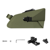 Bicycle Tail Bag, Road Mountain Bike Saddle Bag, TPU Large Capacity Waterproof Hard Shell, Rear Bag