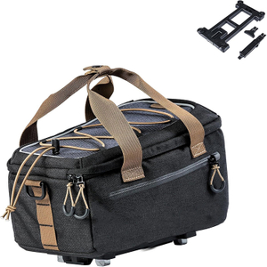 Waterproof Lockable Commuting Bike Pannier Bag with Shoulder Strap for Outdoor Urban Cycling