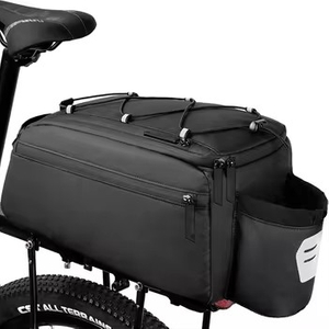 Durable Waterproof Reflective Large Capacity Bike Frame Bag with Touchscreen Pocket for Road Commuting Touring