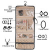 Factory Direct Foldable Hanging Travel Jewelry Organizer for Journey(EPZ-282)