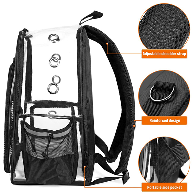 Factory Direct Breathable Clear Lightweight Portable Pet Bag for Travel Hiking(EPZ-559)