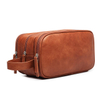 Hot Sell Large Capacity Waterproof Leather Toiletry Bag with Sturdy Handle(EPZ-225)