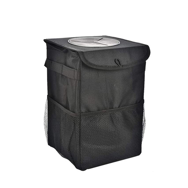 Hot Sell Collapsible Portable Waterproof Car Garbage Can Car Trash Can with Lid(EPZ-154)