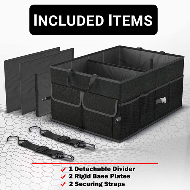 Amazon Hot Selling Collapsible Storage Securing Straps Car Organizer Trunk(EPZ-147)